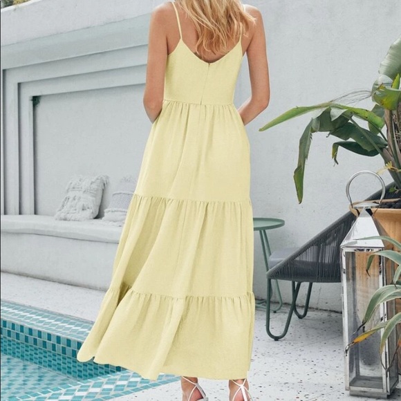 Boho ruffle hem cami maxi dress - Picture 6 of 7